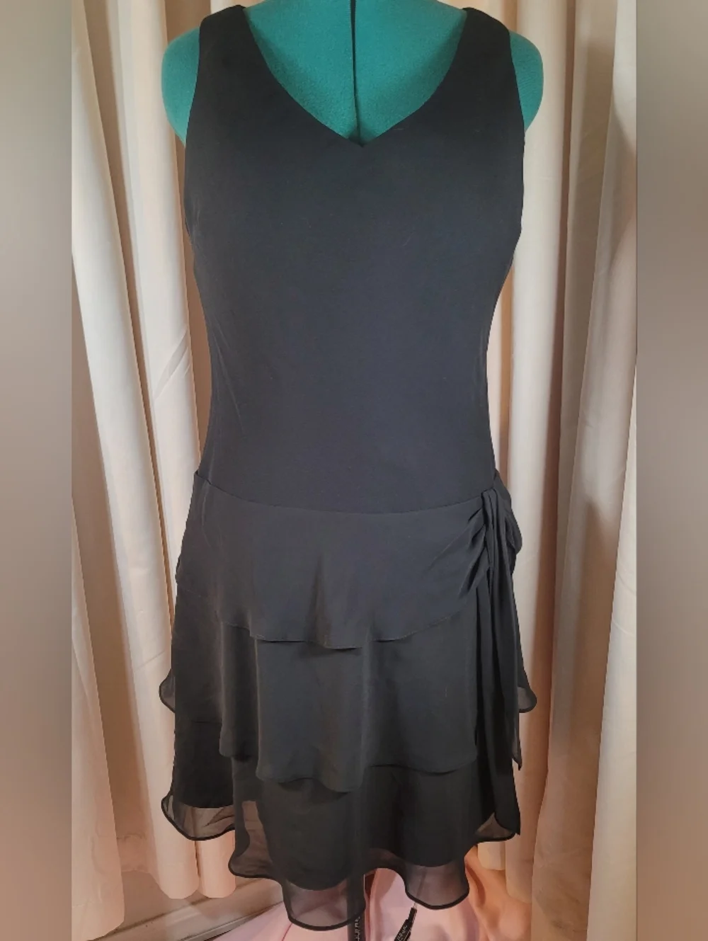 0928. EUC ~ Sexy Little Black Dress ~ Evan Picone ~ 14 ~ - Picture 4 of 8